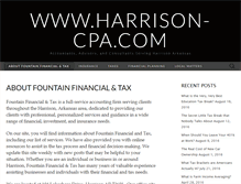 Tablet Screenshot of harrison-cpa.com
